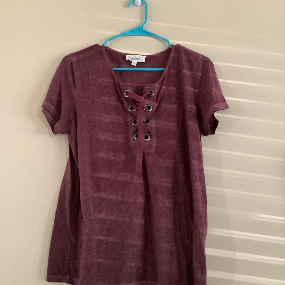 Maroon Cute Shirt